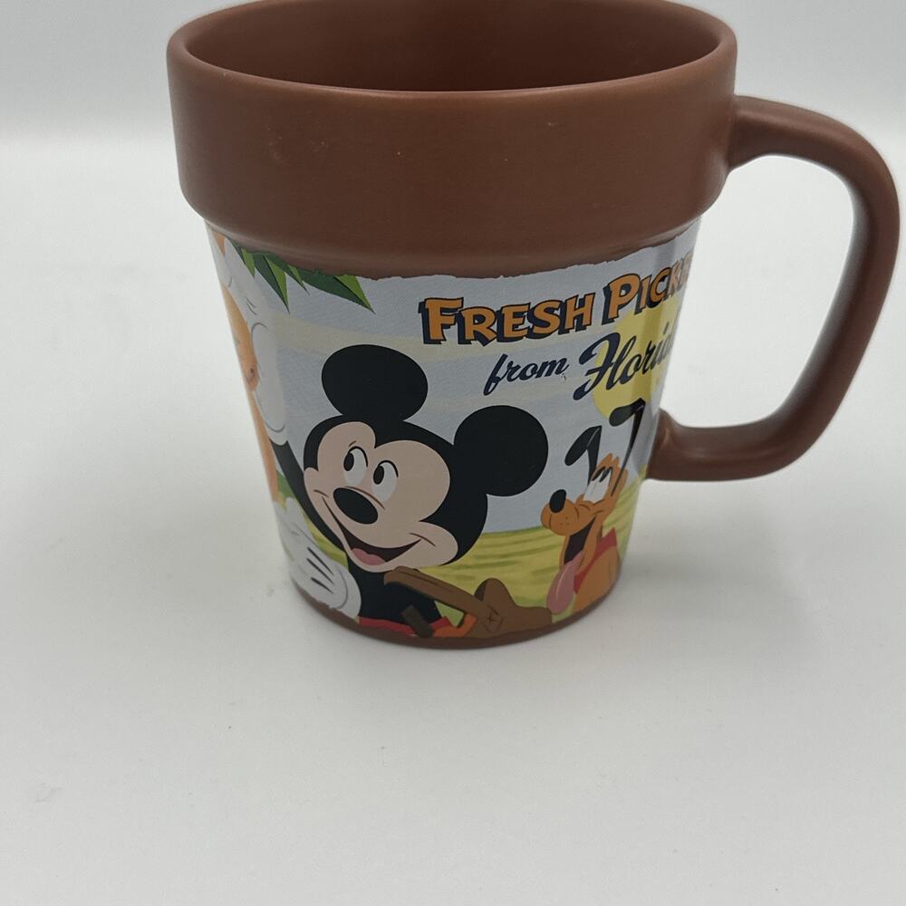 Disney Coffee Mug 2018‎ Epcot Flower and Garden Festival Terracotta Plant Pot